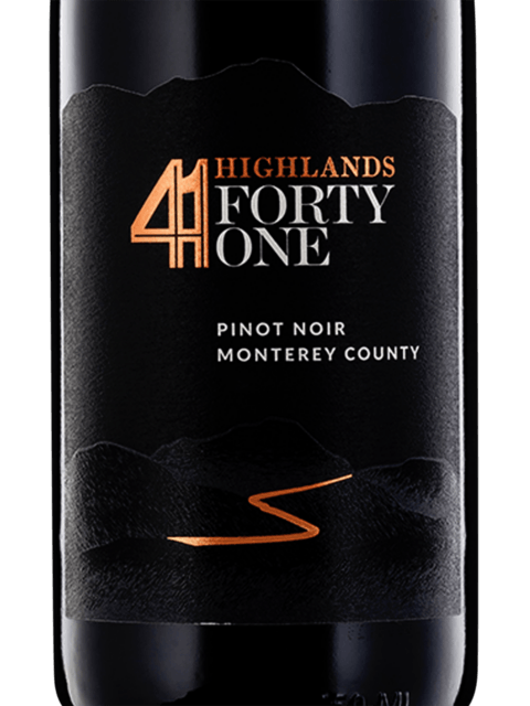 Highlands 41, Pinot Noir, Monterey County