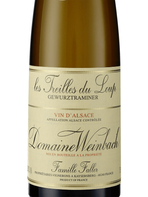 Domaine Weinbach, les Treilles du Loup Gewurztraminer, Alsace
