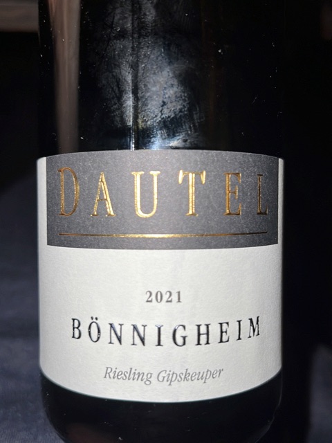 Dautel, Bonnigheim Gipskeuper Weissburgunder, Wurttemberg