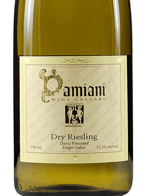 Damiani Wine Cellars, Semi-Dry Riesling, Finger Lakes