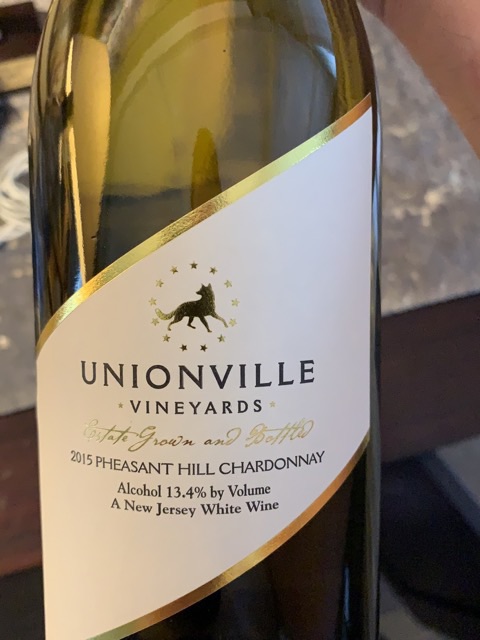 Unionville Vineyards, Chardonnay, Hunterdon County