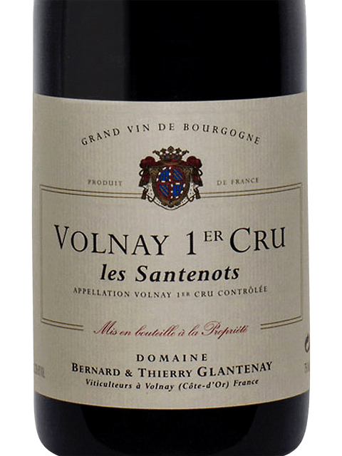 Bernard & Thierry Glantenay, Volnay Premier Cru, Les Brouillards