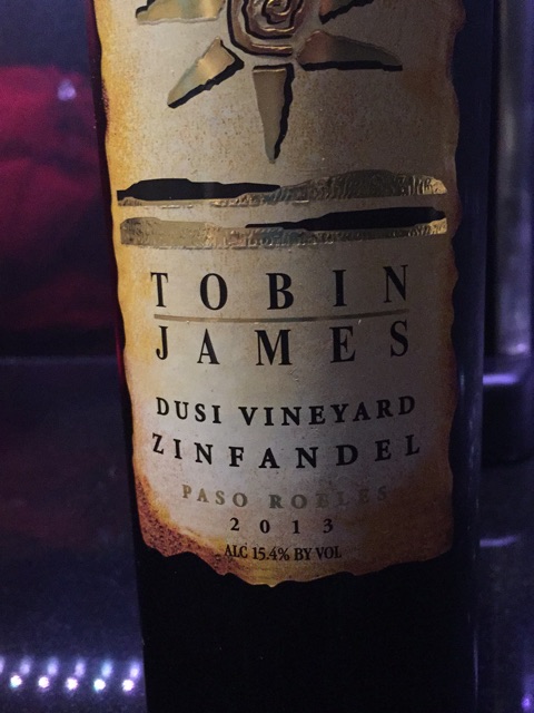 Tobin James, Dusi Vineyard Zinfandel, Paso Robles