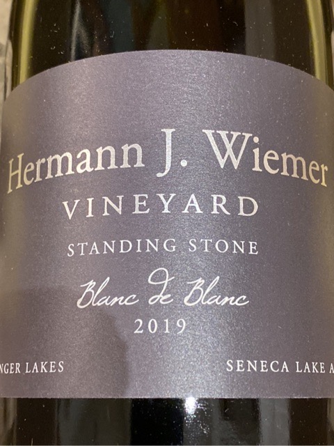 Hermann J. Wiemer, Blanc de Blanc, Seneca Lake