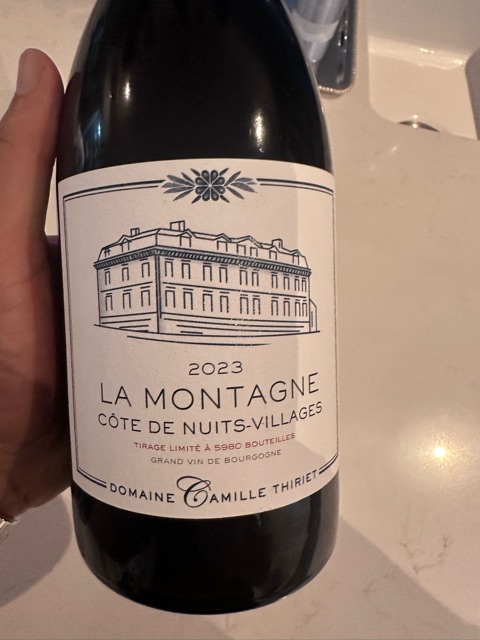 C. Thiriet, Cote de Nuits-Villages, La Montagne Blanc