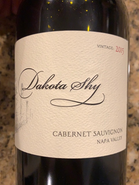 Dakota Shy, Switchback Ridge Cabernet Sauvignon, Calistoga