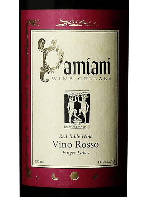 Damiani Wine Cellars, Vino Rosso, Finger Lakes