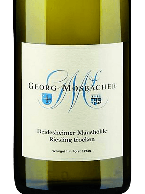 Georg Mosbacher, Deidesheimer Maushohle Riesling Kabinett Trocken, Pfalz