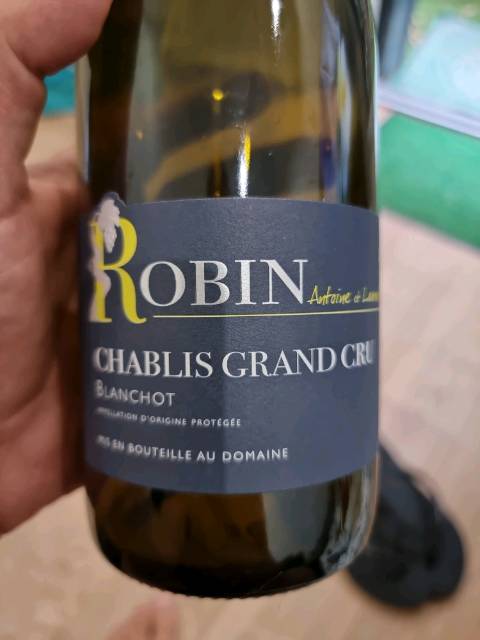 Antoine et Laurent Robin, Chablis Premier Cru, Montee de Tonnerre