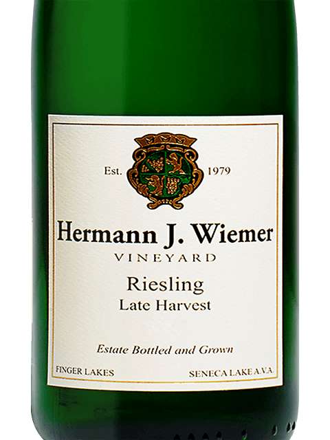 Hermann J. Wiemer, Late Harvest Riesling, Seneca Lake