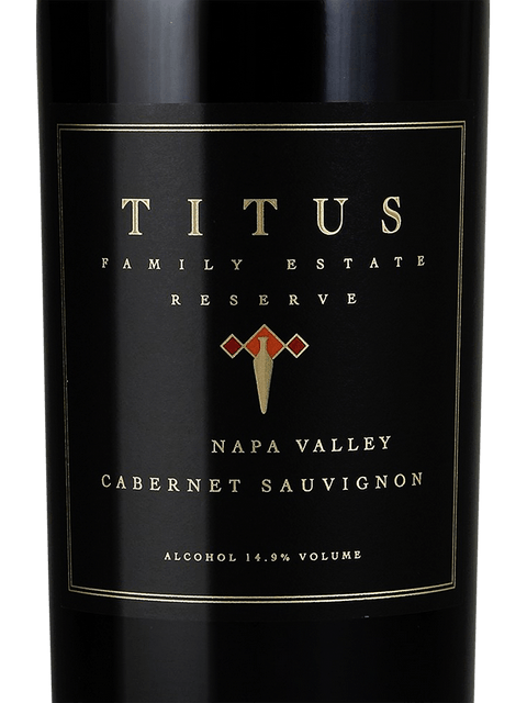 Titus, Reserve Cabernet Sauvignon, Napa Valley