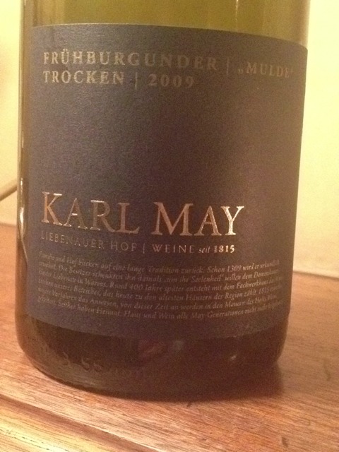 Karl May, Vordere Mulde Fruhburgunder, Rheinhessen