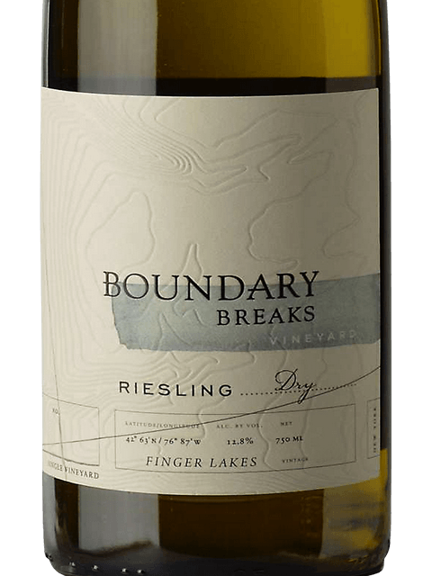 Boundary Breaks, Dry Riesling, Finger Lakes