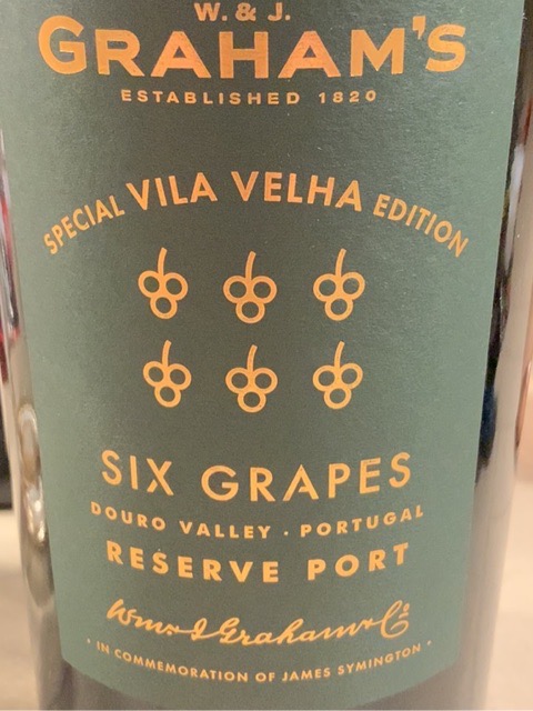 Graham's, Six Grapes River Quintas Special Edition Reserve Port