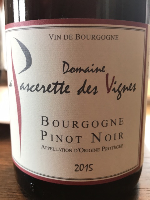 Domaine La Pascerette des Vignes, Bourgogne, Pinot Noir