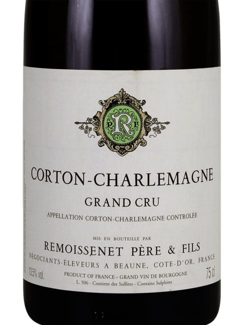 Remoissenet Pere & Fils, Corton Grand Cru, Hops Beaune Renardes