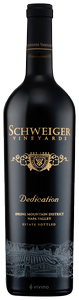 Schweiger Vineyards, Dedication, Spring Mountain District
