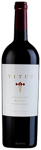 Titus, Merlot, Napa Valley