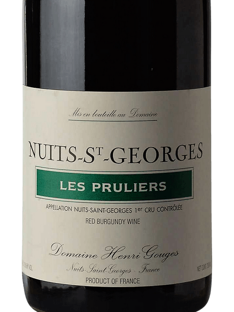 Domaine Henri Gouges, Nuits-Saint-Georges Premier Cru, Les Pruliers