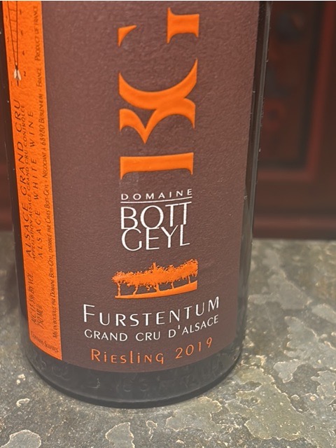 Domaine Bott Geyl, Riesling Grand Cru, Furstentum