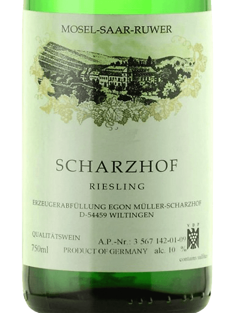 Egon Muller, Scharzhof Riesling QBA Nr2, Mosel