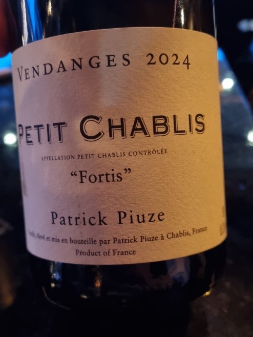 Patrick Piuze, Chablis Premier Cru, Forets