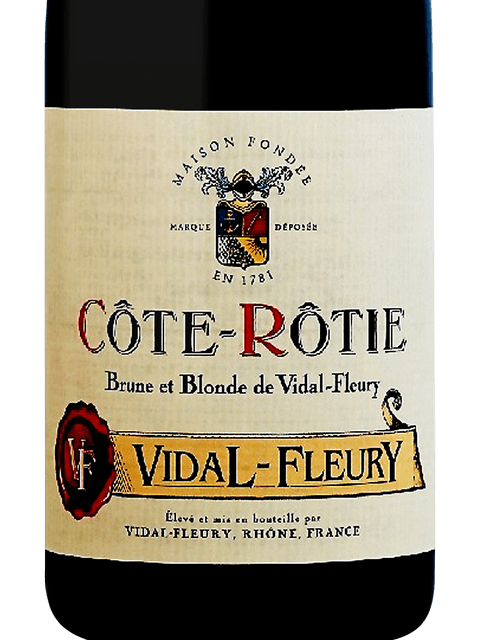 Vidal Fleury, Cote Rotie, Brune Et Blonde