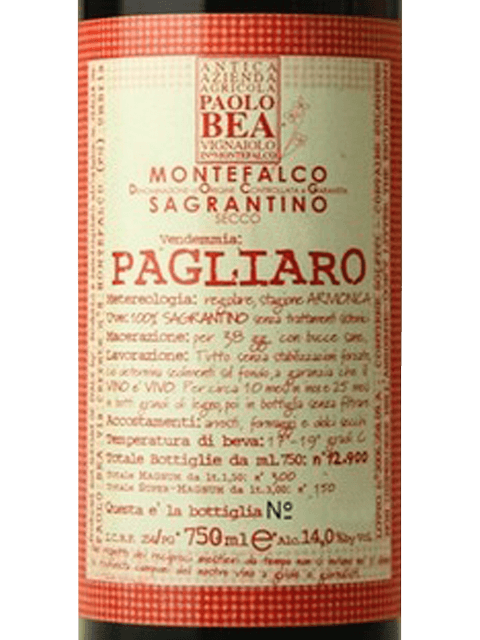 Paolo Bea, Rosso, Montefalco