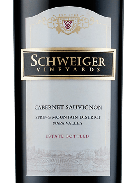 Schweiger Vineyards, Cabernet Sauvignon, Spring Mountain District
