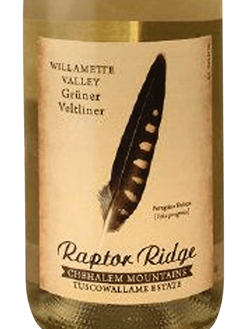 Raptor Ridge, Tuscowallame Estate Gruner Veltliner, Chehalem Mountains