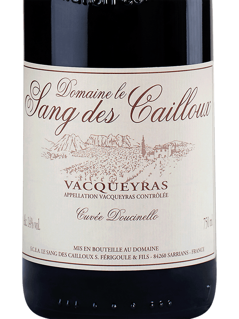 Domaine le Sang des Cailloux, Vacqueyras, Doucinello