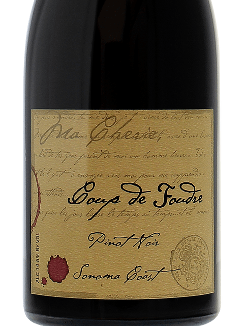 Coup de Foudre, Pinot Noir, Sonoma Coast