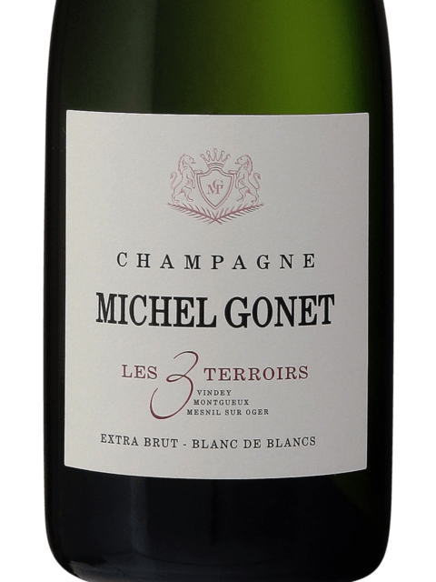Michel Gonet, Les 3 Terroirs Extra Brut Blanc de Blancs, Le Mesnil-sur-Oger