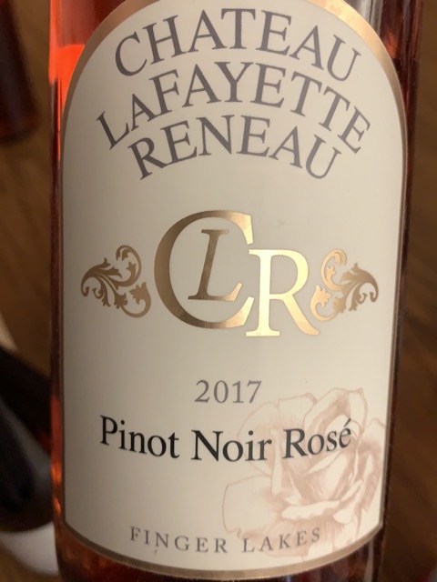 Chateau LaFayette Reneau, Pinot Noir Rose, Finger Lakes