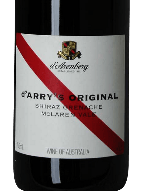 d'Arenberg, d'Arry's Original Shiraz Grenache, McLaren Vale