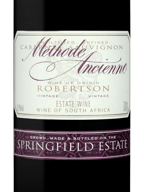 Springfield Estate, Whole Berry Cabernet Sauvignon, Robertson