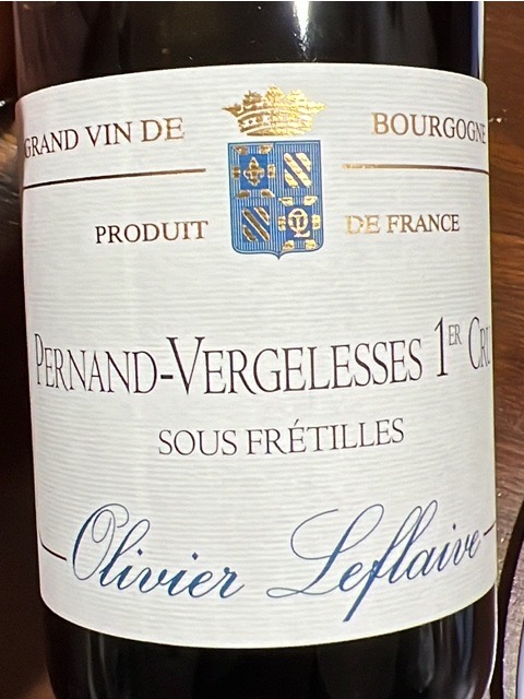 Olivier Leflaive, Pernand-Vergelesses Premier Cru, Sous Fretille