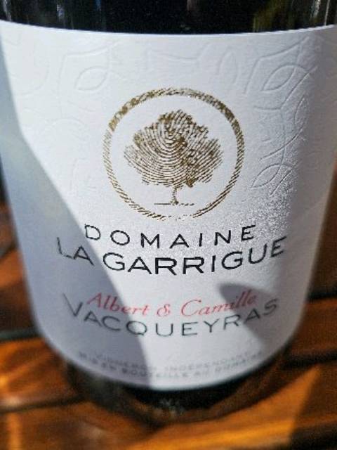 Domaine La Garrigue, Vacqueyras, Cuvee de l'Hostellerie