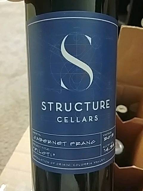 Structure Cellars, Foundation Cabernet Franc, Yakima Valley