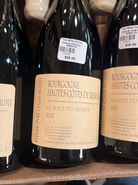 Pierre-Yves Colin-Morey, Bourgogne, Hautes Cotes de Beaune Vignes Baudet