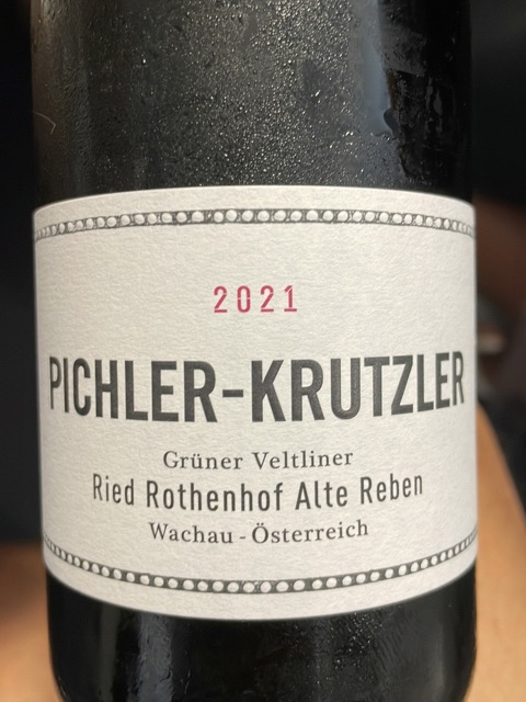 Pichler-Krutzler, Rothenhof Gruner Veltliner Alte Reben, Wachau