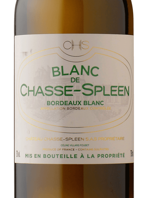 Chateau Chasse-Spleen, Bordeaux Blanc de Chasse-Spleen