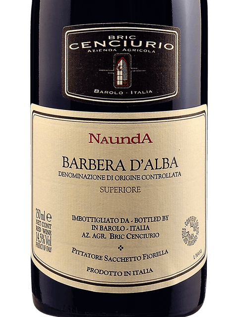 Azienda Agricola Bric Cenciurio, Barbera d'Alba, Naunda Superiore