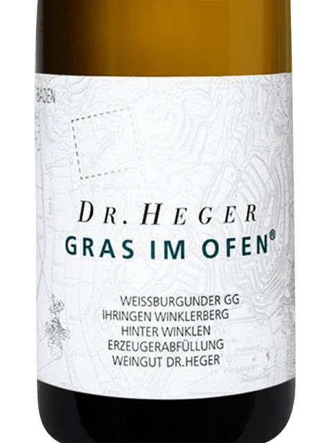 Dr. Heger, Gras im Ofen Weissburgunder GG, Baden