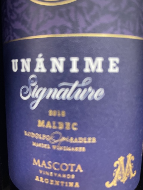 Mascota Vineyards, Eccentric Malbec
