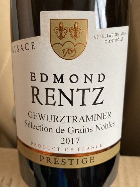 Edmond Rentz, Prestige Gewurztraminer Selection de Grains Nobles, Alsace