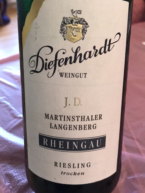 Diefenhardt, Riesling feinherb, Rheingau