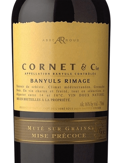 Abbe Rous, Rimage Mise Precoce Vin Doux Naturel