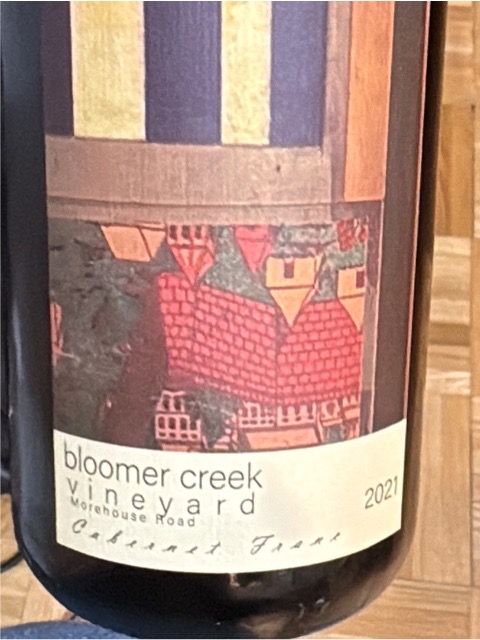 Bloomer Creek Vineyard, Cabernet Franc, Finger Lakes