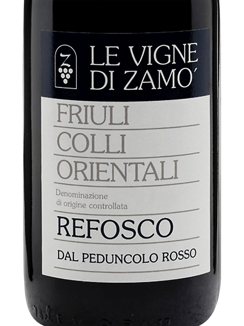Le Vigne di Zamo, Refosco Peduncolo Rosso, Friuli Colli Orientali